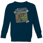 Scooby Doo Mystery Machine Psychedelic Kids' Sweatshirt - Navy - 9-10 ans - Navy