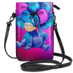 DJNGN Winnie Eeyore Crossbody Small Cell Phone PurseWomen & Girl Sac à Main en Cuir PU avec Sangle réglable