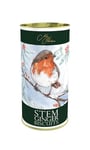 Meg Hawkins - The Robin, Stem Ginger Biscuits, Richly Spiced, Perfect with Tea, 160 g Drum