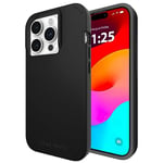 CASE-MATE Tough Duo Coque pour iPhone 15 Pro – Noir [Protection Contre Les Chutes de 3,7 m] [Compatible avec la Recharge sans Fil] Coque de téléphone pour iPhone 15 Pro 6,1", matériau résistant aux