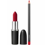 MAC Macximal Silky Matte Lip Duo (Various Shades) - Ruby Woo