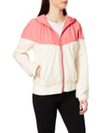 Urban Classics Ladies Arrow Windbreaker Jacket, Rose paleprose/Sable Blanc, XXL Femme