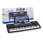 61 Keys Electronic Full Size Keyboard Digital MP3 Music Piano Microphone UK Plug