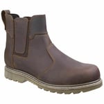 Amblers Abingdon Brown Crazy Horse Mens Boots Leather