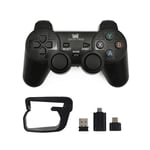 Résister Manette De Jeu Sans Fil 2.4 Ghz Pour 2 Joueurs, Contrôleur Pour Smartphone Android, Joystick Pour Boîtier Tv Android, Pour Pc