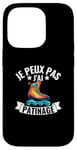 Coque pour iPhone 14 Pro Je Peux Pas J'ai Patinage Artistique Patin A Glace Humour