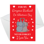 Valentines Day Card For Husband I Love You Card Husband Valentines Card