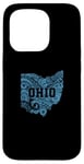 iPhone 15 Pro Ohio Pattern in Map USA America Case