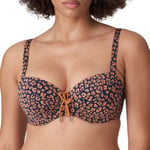 PrimaDonna Punta Rata Padded Balcony Bikini Top Marine mønster E 90 Dame