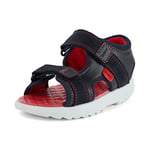 Kickers Infant Boy's Kickster Sandal | Lightweight Sole | Adjustable Strap | Leather, Navy, 5 UK Child