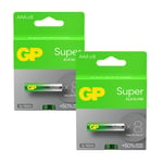 16 GP Super Alcaline AAA batteries G-Tech LR03 1.5V Sans Mercure 8BL De Exp 2033