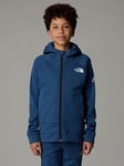 THE NORTH FACE Junior Boys Mountain Athletics Full Zip Hoodie - Navy, Navy, Size Xs=6 Years