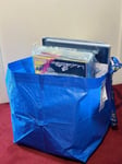 IKEA 2 x FRAKTA Large Blue Storage Laundry Bags Volume: 71L - Free Postage