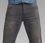 JEANS G-STAR HOMME 3301 STRAIGHT TAPERED  (slander grey-destroy)  SIZE W29 L30