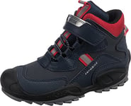 Geox Garçon J New Savage Boy B A Chaussures, Navy/Red, 27 EU