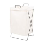 Panier à Linge Pliable Panier de Rangement pour VêTements MéNage Salle de Bain Organisateur de Linge -Blanc