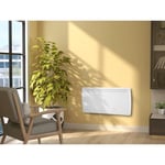 HAVERLAND 2000W Radiateur électrique à inertie Céramique MEDUSA-20 - Chaleur douce - Fil Pilote 6 Ordres - Programmable LCD - Eco