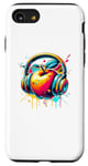 iPhone SE (2020) / 7 / 8 Colorful Splash Art Headphones Apple Apples Case