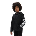 Vans Girl's Kastle Classic Windbreaker Jacket, Black-White, L