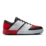 Jordan Nu Retro 1 G: Black-White-University Red-Blue Tin 45.5 (US 11.5