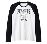 Peanuts Snoopy And Woodstock San Francisco Be Kind Raglan Baseball Tee