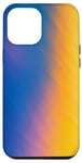 Coque pour iPhone 14 Pro Max Dégradé de couleur violet, bleu, rose, jaune