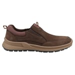 Hush Puppies Mens Arthur Slip-on Shoes (Brown) - Size UK 10