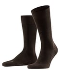 FALKE Men's Sensitive London M SO Cotton With Soft Tops 1 Pair Socks, Brown (Brown 5930) new - eco-friendly, 11.5-14