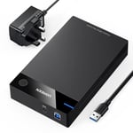 UGREEN Hard Drive Enclosure, USB 3.0 to SATA HDD Caddy for 2.5 3.5 inch SSD HDD