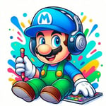 Super Mario Affisch  A4