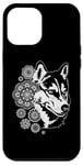 iPhone 12 Pro Max Wolf with mandala figures, Indian, yoga Case