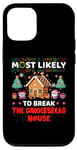 iPhone 12/12 Pro Most Likely To Break The Gingerbread House Merry Christmas Case