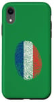 Coque pour iPhone XR France C'est dans mon ADN France empreinte digitale