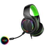 GameMax Razor RGB Gaming Headset Mic 5.1 Surround Sound PC Xbox One 360 PS4 PS5