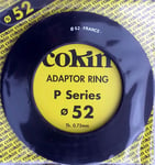 52mm Cokin P Adaptor Ring In 52mm Fits Kood And Cokin P Series Holders P452 New