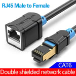 Vention Câble Ethernet RJ45 Cat 6A Câble LAN Câble réseau UTP RJ 45 pour cordon de raccordement compatible Cat6 Cat6a pour câble modem routeur, CAT6 Double blindage - 3 m - Bundle1