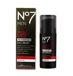 No7 Men Protect & Perfect Intense ADVANCED Eye Cream Anti-Ageing Sensitive - NEW