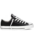 Converse All Star Unisex Chuck Taylor Low Top - Black/White Canvas - Size UK 9