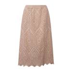 Tiffany Dalia, Long Skirt, Cotton - Lavender Grey Lila