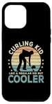 Coque pour iPhone 13 Pro Max Curling Curler pour enfants Funny Curling