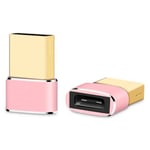 Adaptateur Usb Vers Type C Usb C Otg Usb Mâle Vers Usb 3.0 Femelle Convertisseur Pour Lapmedicents Pc Macbook Samsung S20 Usb-C Switcher Connecteur - Type Rose Gold