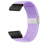 Punottu kellon ranneke Garmin Fenix 6 Pro - Lightpurple