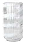 Lyngby Porcelæn Vase Munnblåst Glass 20,5 cm - Swirl White