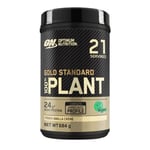 Optimum Nutrition Gold Standard 100% Plant Based Protein Powder for Men and Women, Vegan Protein Shake Powder, Post Workout, or anytime throughout the day, Vanilla Flavour, 21 Servings, 684g