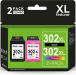 302XL Cartouches d'encre, remanufacturé pour HP 302 XL Noir et Couleur, 302XL Cartouches d'encre Grande capacité pour 3639 3630 3632 Envy 4520 4525 4527 OfficeJet 3831 3833 3830