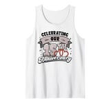 15th Wedding Anniversary Celebrating 15 Years Matching Gift Tank Top