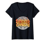 Womens Samoa Pride Polynesian South Pacific Tatau Samoan Logo V-Neck T-Shirt