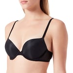 Calvin Klein Women Push-up Bra with Underwire, Black (Black), 32D