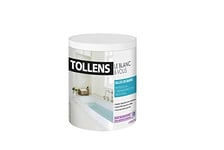 Tollens - Peinture Blanche Salle de bain - Résiste à l'Humidité et aux Moisissures - Velours - Blanc 1L = 12m2