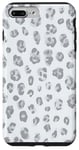 Coque pour iPhone 7 Plus/8 Plus Imprimé léopard blanc gris guépard mignon tendance